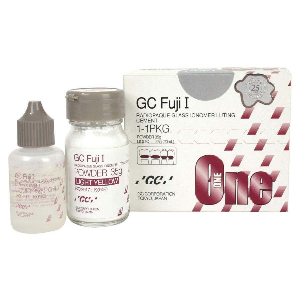 FUJI I POLVERE KIT - Kit: polvere giallo chiaro da 35 g e liquido 20 ml