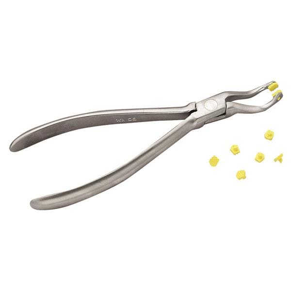 PINZA ERGONOMICA PLIERS - Kit: 1 pinza, 50 inserti in gomma (autoclavabili) e 1 bustina da 4g di polvere antiscivolo.