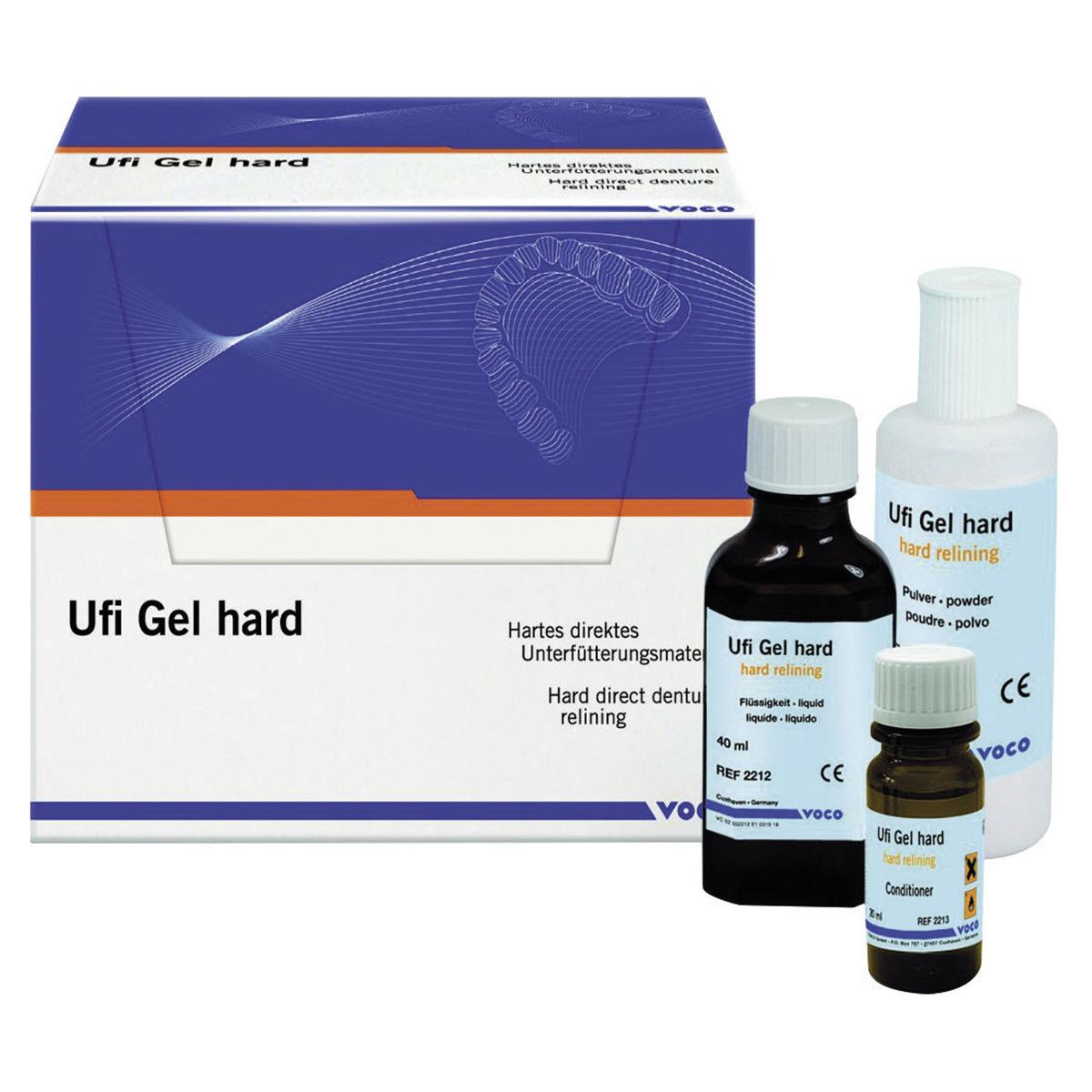 UFI GEL HARD - Kit: polvere 60 g, liquido 40 ml, condizionatore 20 ml