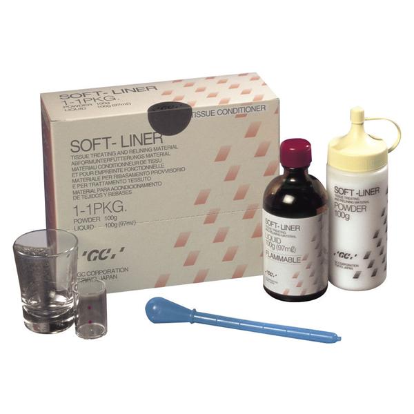 SOFT LINER - Kit: polvere da 100 g, liquido da 100 ml ed accessori