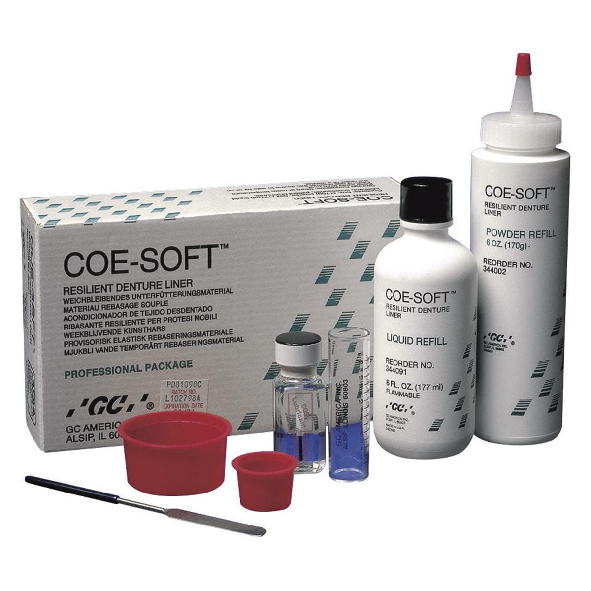 COE-SOFT - Kit: polvere da 170 g e liquido da 177 ml