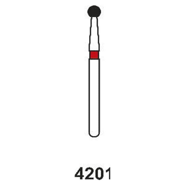 FRESE DIAMANTATE COMPOSHAPE per CA (anello rosso) - FIG.801-ISO 001 017
