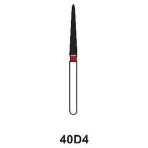 FRESE DIAMANTATE COMPOSHAPE per CA (anello rosso) - FIG.859-ISO 166 014