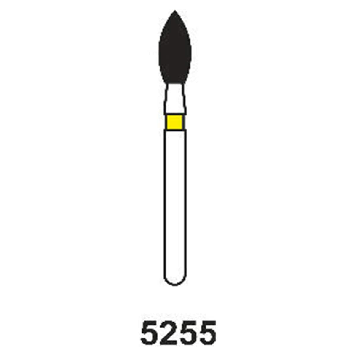 FRESE DIAMANTATE COMPOSHAPE per CA (anello giallo) - FIG.368-ISO 257 021