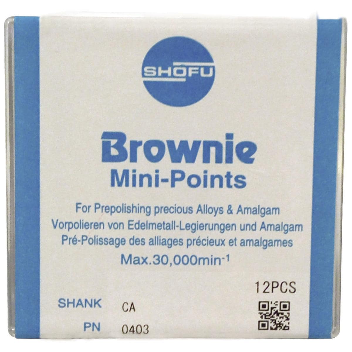 GOMMINI - Mini punta BROWNIE per CA