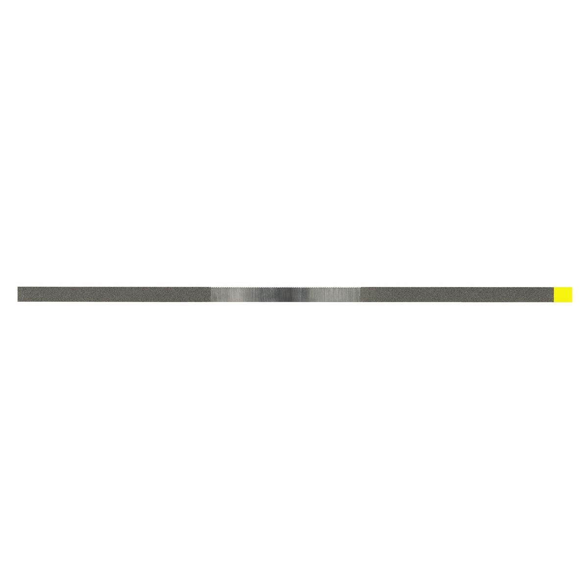 STRISCE DIAMANTATE - parte centrale non diamantata, dentellata (40 mm) - Spessore/ Grana 0,08 mm/15&#181;m giallo - altezza mm 3