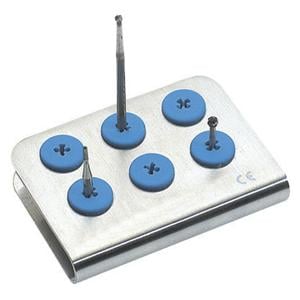 SUPPORTI UNIVERSALI PER FRESE E INSERTI - Modello con fori da Ø 2 a Ø 3,5 mm