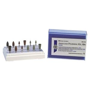 AMALGAM POLISHING KIT - Kit da 12 pz. (5 punte, 4 mini punte e 3 coppette)