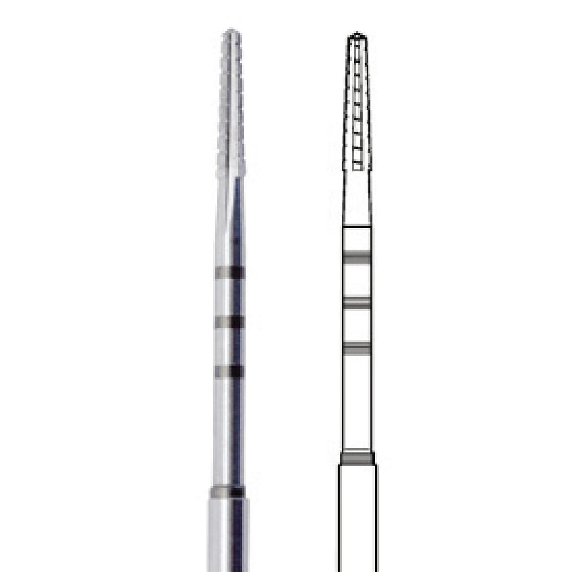 FRESE PER IMPLANTOLOGIA IN TUNGSTENO - HM 34IL 415 007 012 - FG xx-long (317)