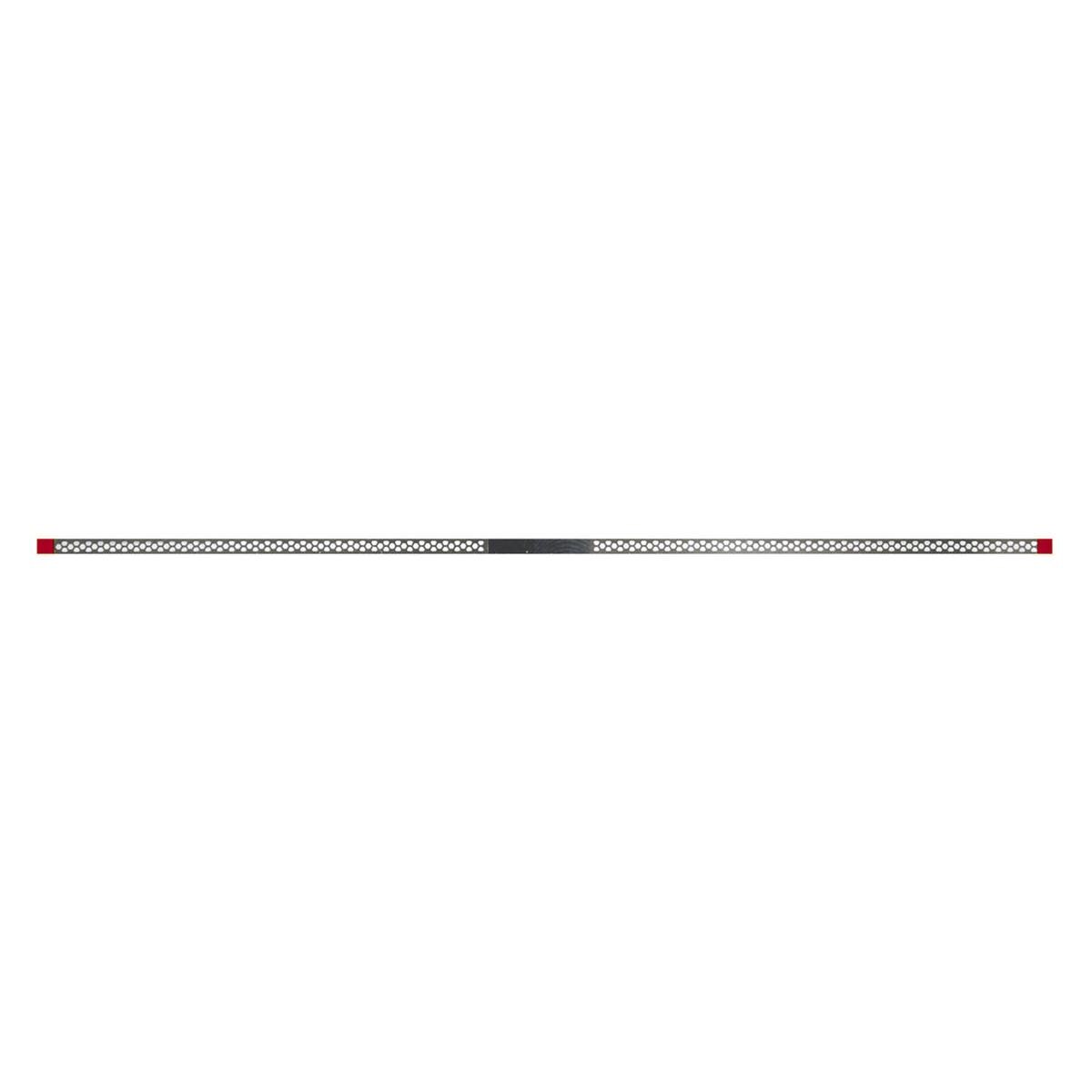 STRISCE DIAMANTATE PERFORATE - Spessore/ Grana 0,10 mm/30&#181;m F rosso - h. mm 2,5