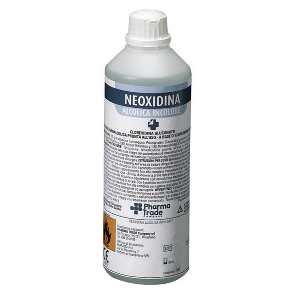 NEOXIDINA ALCOLICA INCOLORE - Flacone da 500 ml