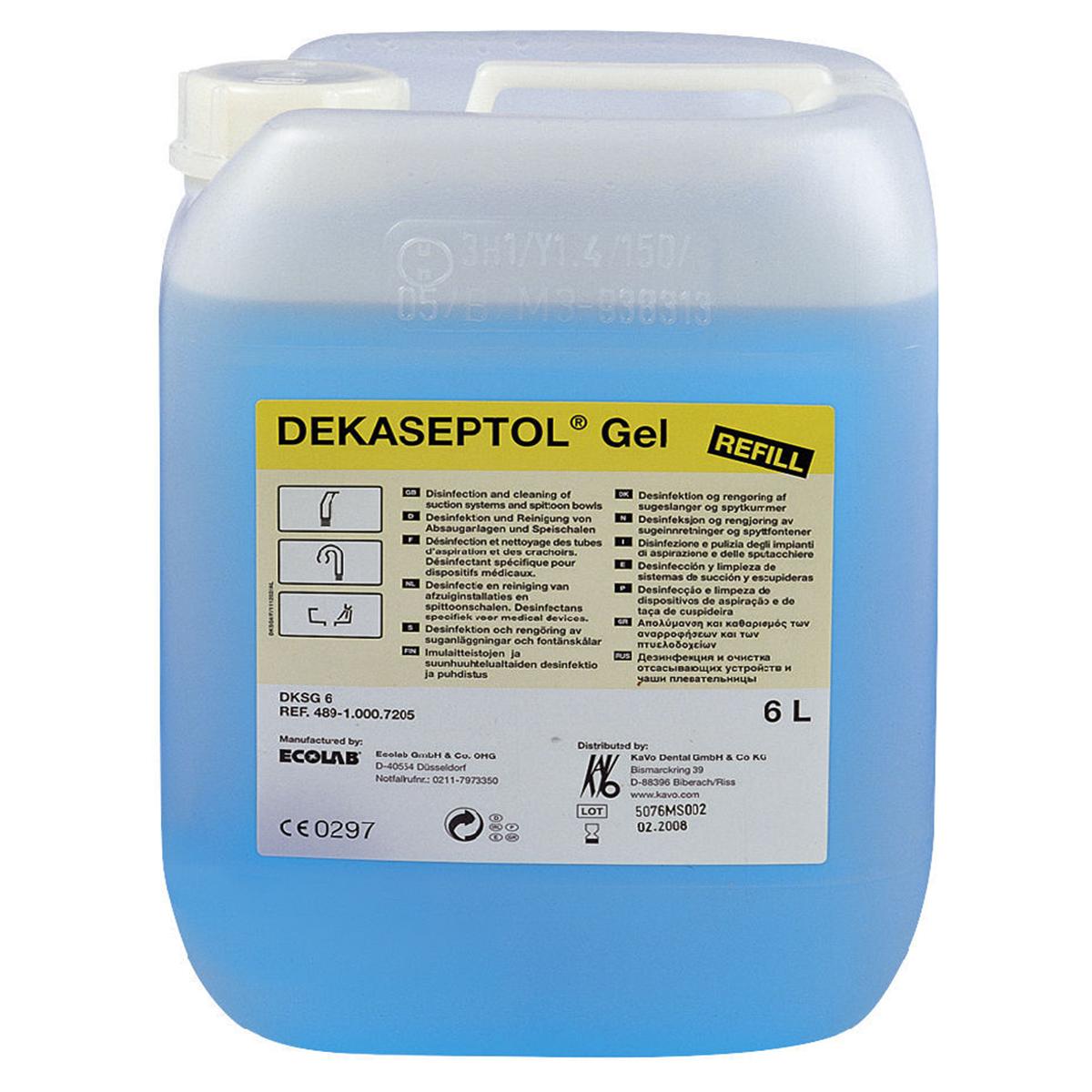 DEKASEPTOL GEL - Tanica da 6 litri (ad esaurimento)