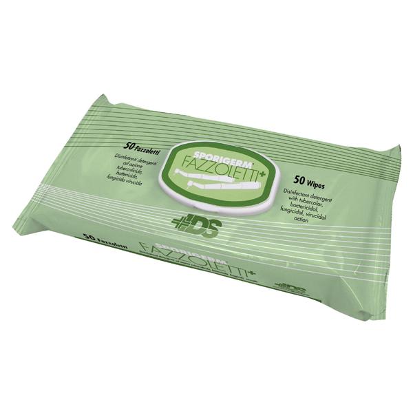 SPORIGERM FAZZOLETTI - Busta dispenser da 50 salviette