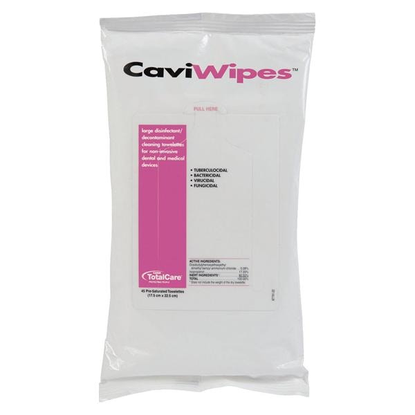 CAVIWIPES - Busta da 45 salviette - cm 17,5 x 22,5