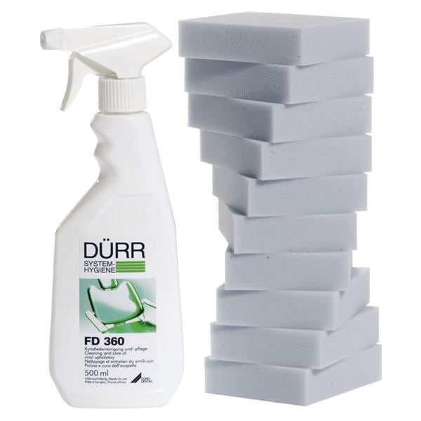 FD 360 - Flacone da 500 ml con erogatore + 10 spugne speciali (ad esaurimento)