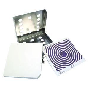 BOWIE & DICK TEST - Intro Kit: 1 cassetta in acciaio inox, 20 test e 20 schede di carico