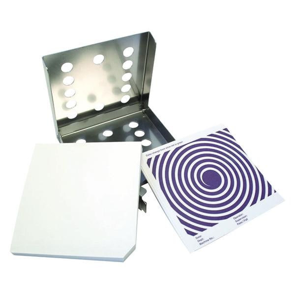 BOWIE & DICK TEST - Intro Kit: 1 cassetta in acciaio inox, 20 test e 20 schede di carico