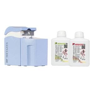 GREEN & CLEAN M2 - Intro Kit: dosatore + 2 flaconi (rosso + verde) da 500 ml cad.