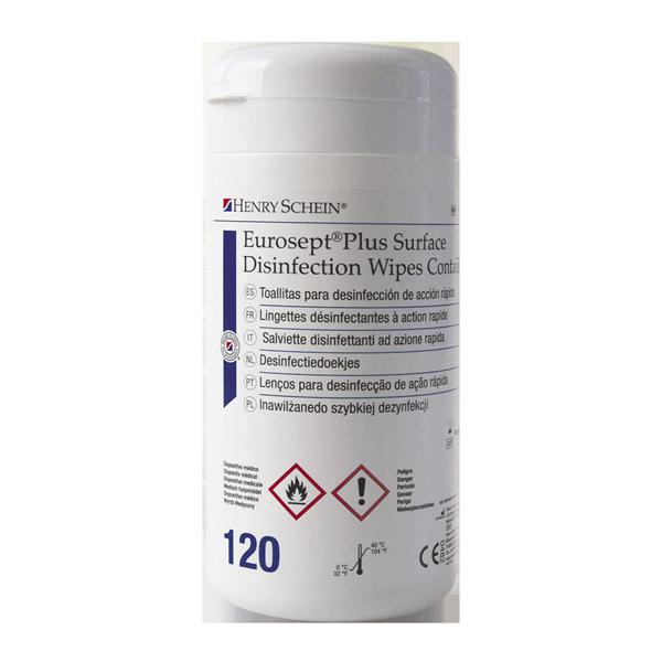EUROSEPT PLUS SURFACE DISINFECTION WIPES (AD ESAURIMENTO) - Barattolo da 120 pz.