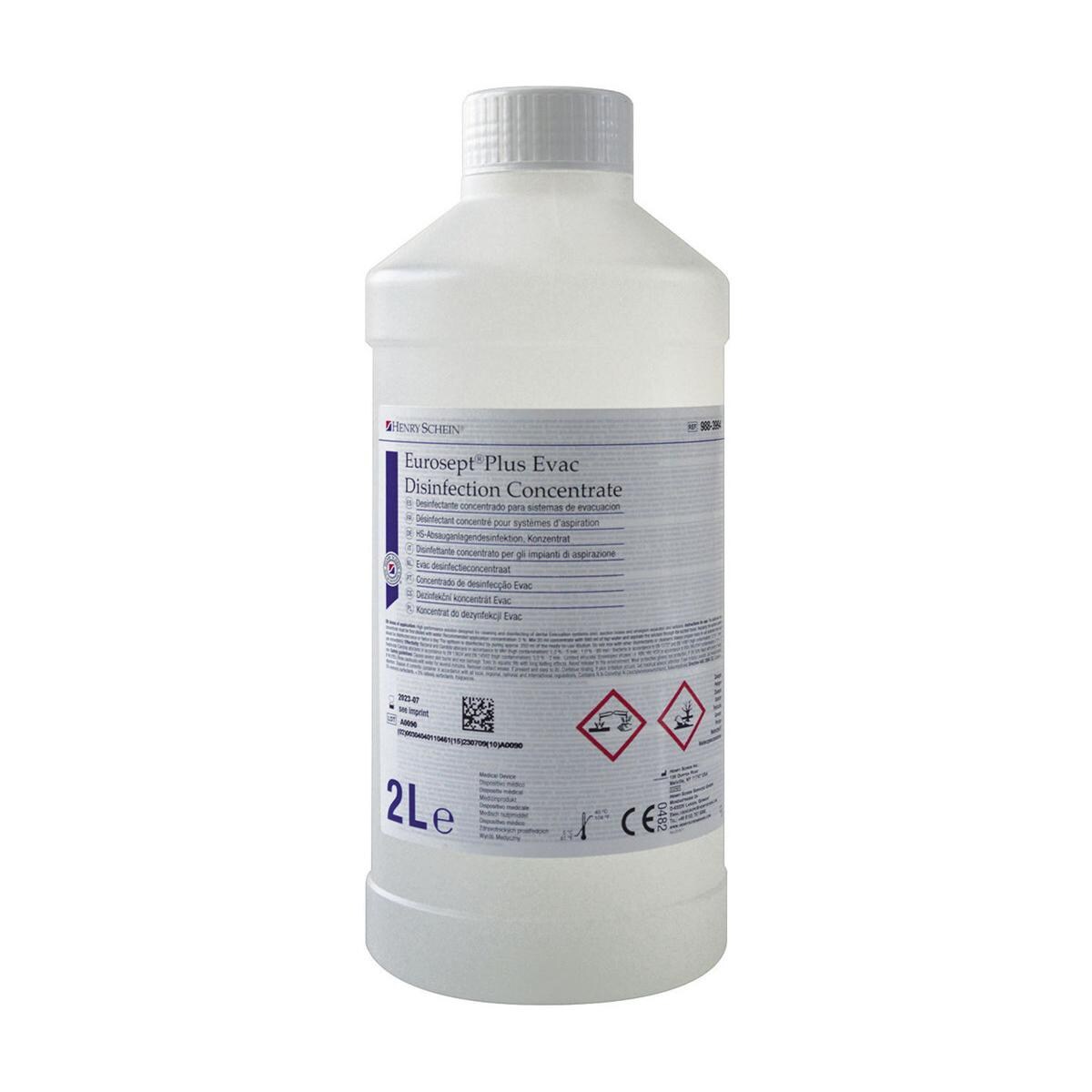 EUROSEPT PLUS EVAC DISINFECTION CONCENTRATE - Flacone da 2 litri