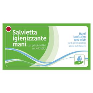 SALVIETTE IGIENIZZANTI PER MANI (AD ESAURIMENTO) - Salvietta 7 x 14 cm (stesa 19 x 19 cm) - 300 pz.