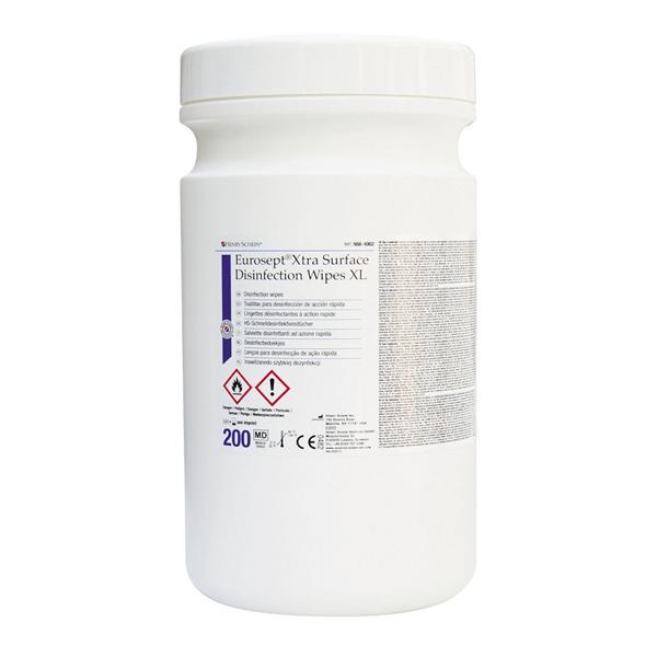 EUROSEPT XTRA SURFACE DISINFECTION WIPES XL - Barattolo da 200 salviette