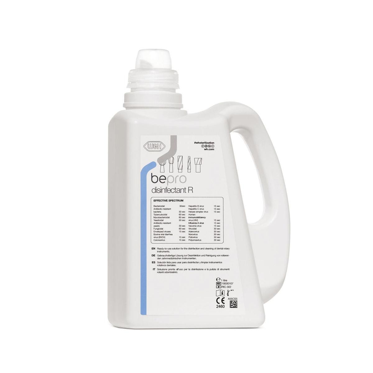 BEPRO DISINFECTANT R - Flacone da 1 litro con tappo dosatore da 20 ml