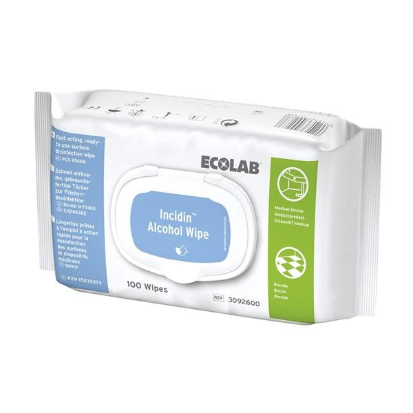 INCIDIN ALCOHOL WIPE - Busta dispenser da 100 salviette