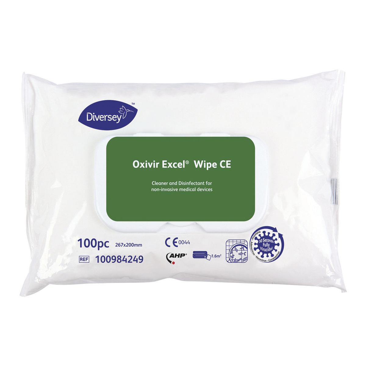 OXIVIR EXCEL WIPES - Busta dispenser da 100 salviette
