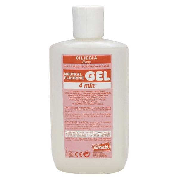 GEL DI FLUORO DA 250 ML - NEUTRO gusto ciliegia