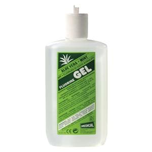 GEL DI FLUORO ALOE VERA + MENTA - A.P.F. acidulato (1 min.) - flacone da 250 ml