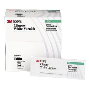 CLINPRO WHITE VARNISH con fTCP - 50 single dose da 0,5 ml cad. con pennellini ed accessori