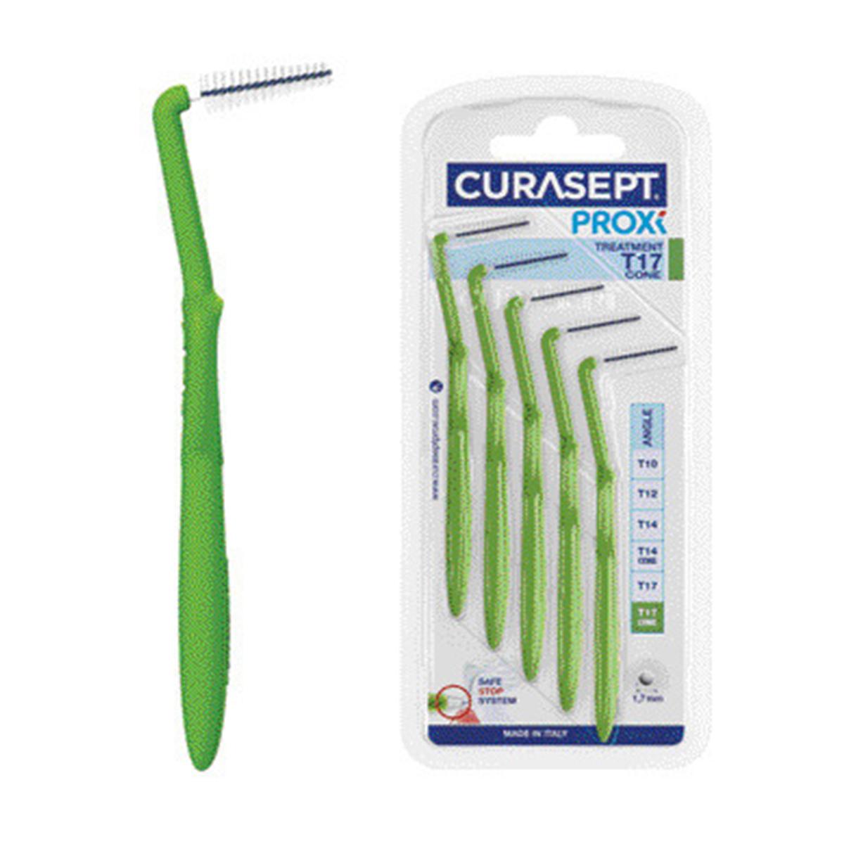 CURASEPT PROXI ANGLE linea TREATMENT - Misura T17/conico - ISO 5 verde Ø 1,7 mm