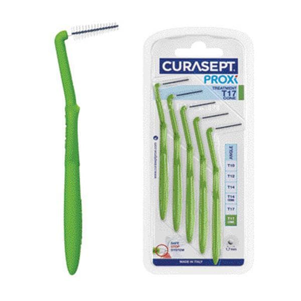 CURASEPT PROXI ANGLE linea TREATMENT - Misura T17/conico - ISO 5 verde Ø 1,7 mm