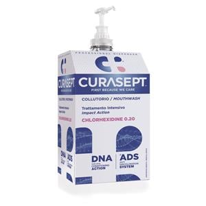 CURASEPT 0,20% ADS+DNA (trattamento INTENSIVO) - 2 flaconi da 5 litri con erogatore
