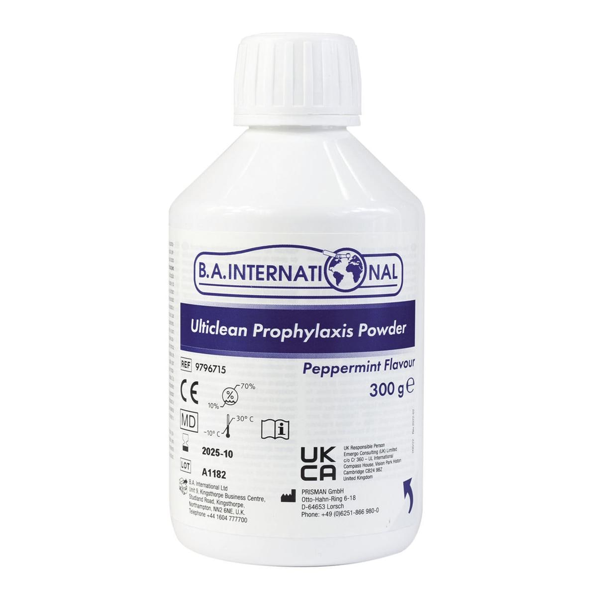 ULTICLEAN PROPHYLAXIS POWDER STD - Aroma LIMONE - 4 flaconi da 300 g cad.