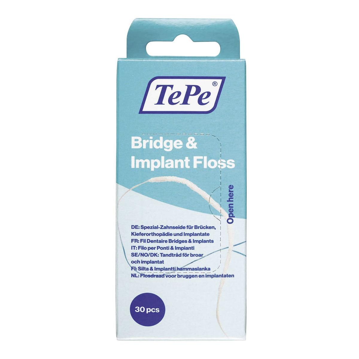 BRIDGE & IMPLANT FLOSS - Dispenser da 30 fili preteagliati