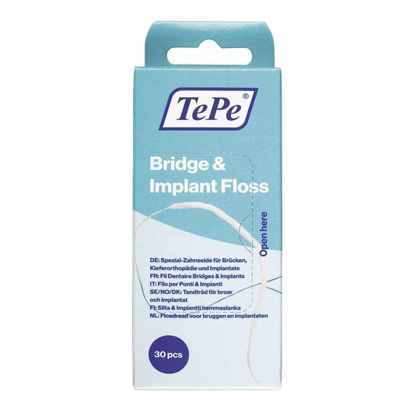 BRIDGE & IMPLANT FLOSS - Dispenser da 30 fili preteagliati
