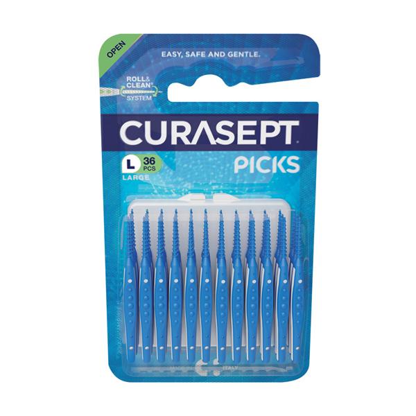CURASEPT PICKS - Misura LARGE blister 36 pz.