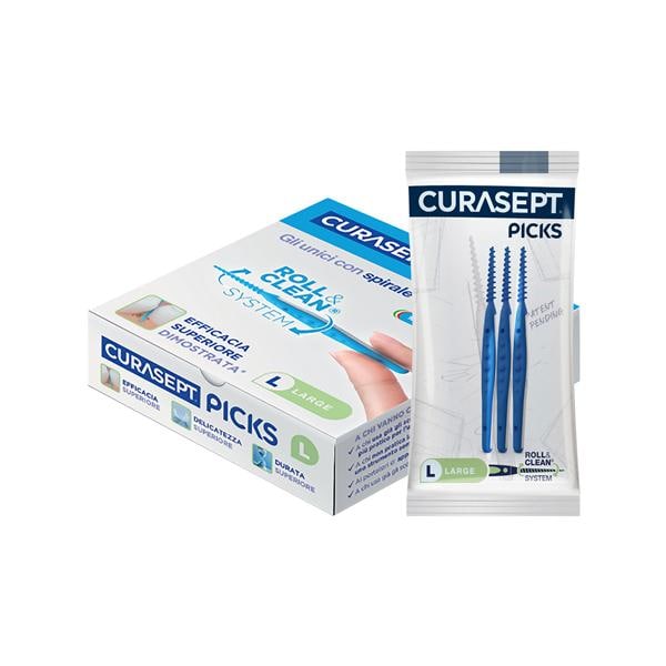 CURASEPT PICKS - Misura LARGE Refill 50 bustine x 3 pz.
