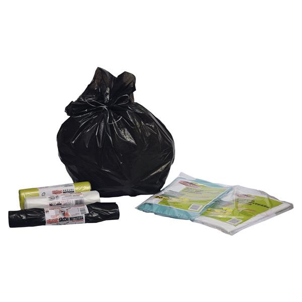 SACCHETTI UNIFAMILIARI CON LEGACCIO - Misura cm 50x60 - Nero