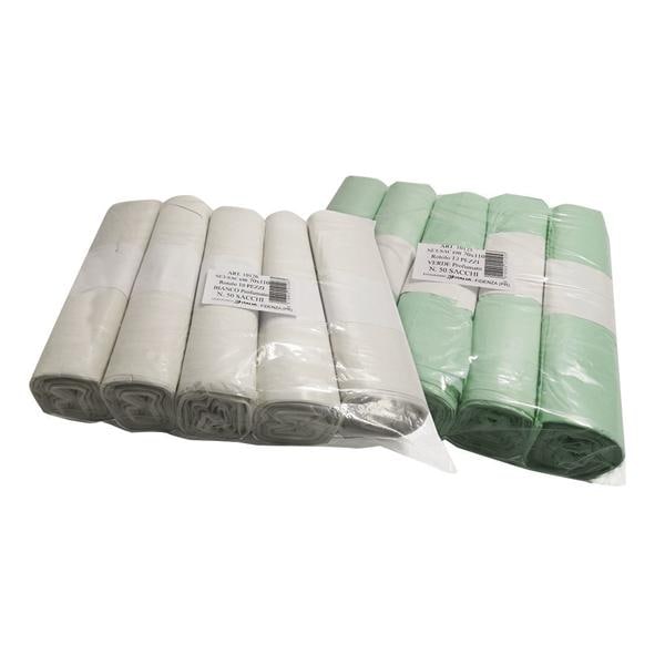 SACCHETTI CONDOMINIALI CON LEGACCIO - Misura cm 70x110 - Verde profumato