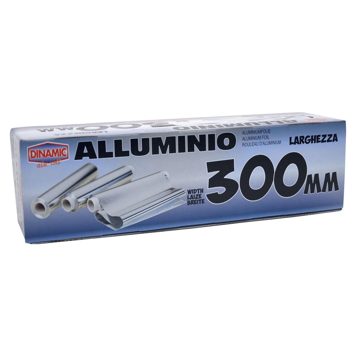 PELLICOLA TRASPARENTE E ALLUMINIO IN ROTOLO - Alluminio - rotolo cm 30x150 metri