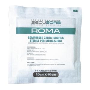 COMPRESSE DI GARZA - Misura cm 10X10 - Sterili - Confezione da 10 buste da 25 garze cad. (ad Esaurimento)