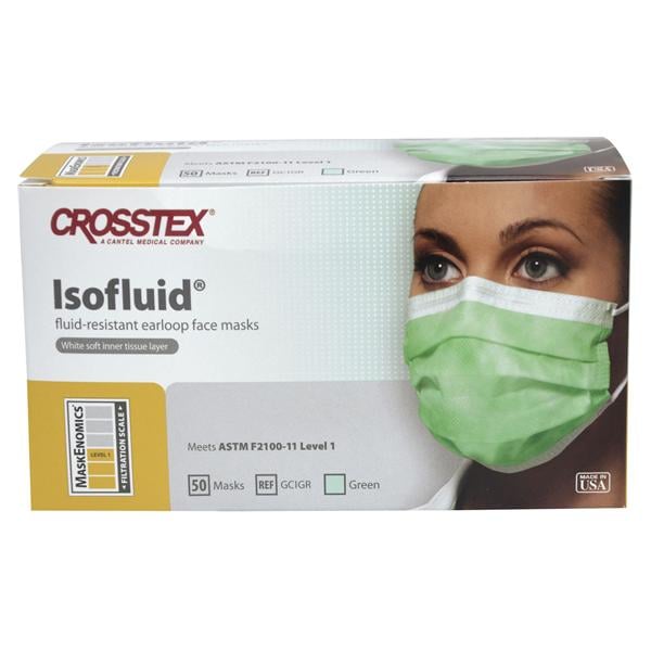 MASCHERINA ISOFLUID STANDARD - Verdi - Confezione da 50 pz.