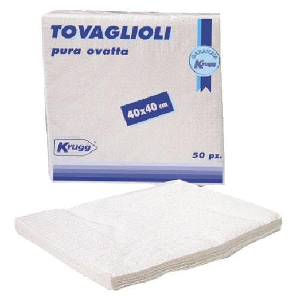 TOVAGLIOLI ASSORBENTI 3 VELI - bianchi - Pacchetto da 50 pz.