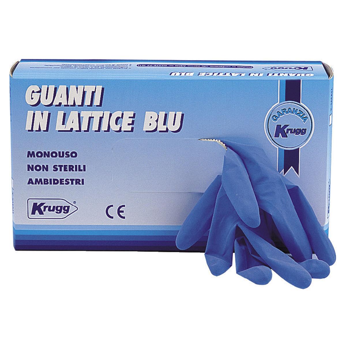 100 GUANTI LATTICE SENZA POLVERE MONOUSO USO MEDICO ESTETISTA TANTI COLORI ALTA QUALITA XS, BLU 100 GUANTI LATTICE SENZA POLVERE MONOUSO USO MEDICO ESTETISTA TANTI COLORI ALTA QUALITA XS, BLU