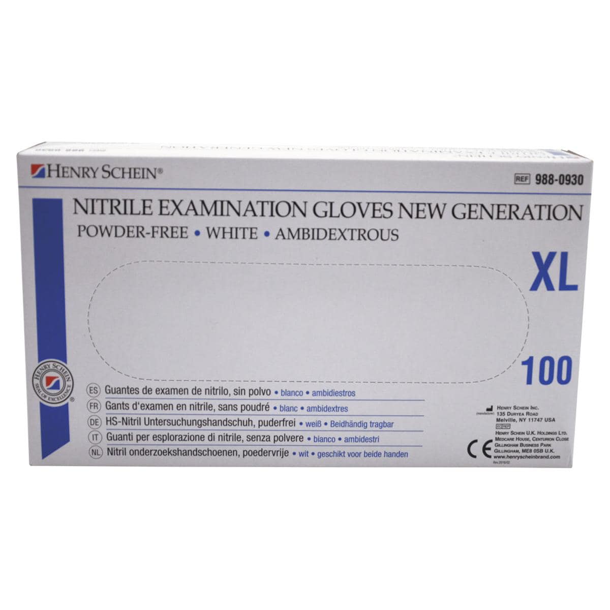 GUANTI NITRILE BIANCHI NEW GENERATION - 1 scatola - X-SMALL