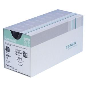 SUTURE SUPRAMID - 3/8 di cerchio - AGO DORSO TAGLIENTE DS - 36 PZ. - C0712132 - (1,5) DS 16 mm - 4/0