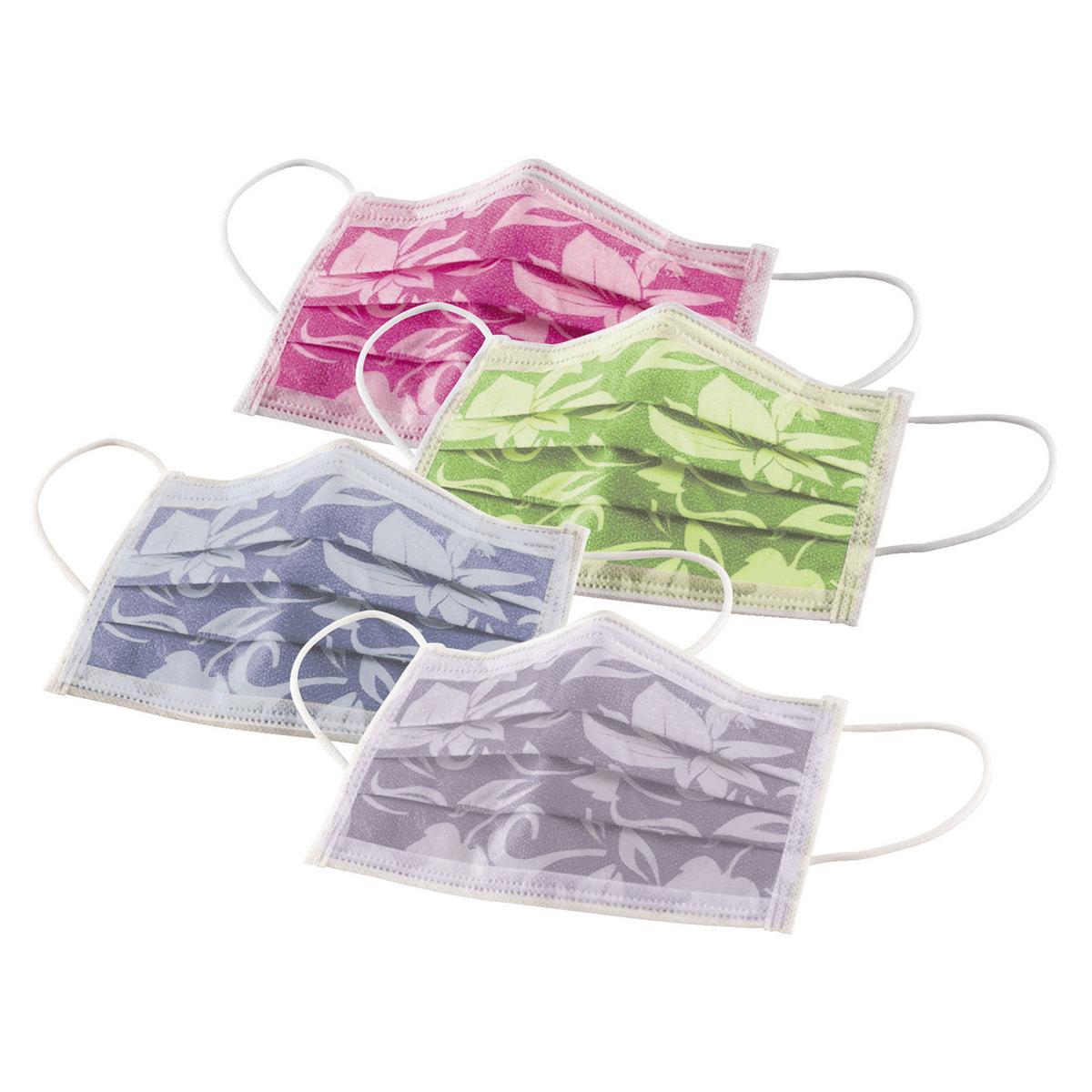 MASCHERINE PROTECTION FLORAL (AD ESAURIMENTO) - Azzurro